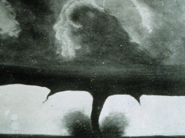 Oldest known tornado photo, courtesy of NOAAs National Weather Service Collection, https://www.photolib.noaa.gov/nws/